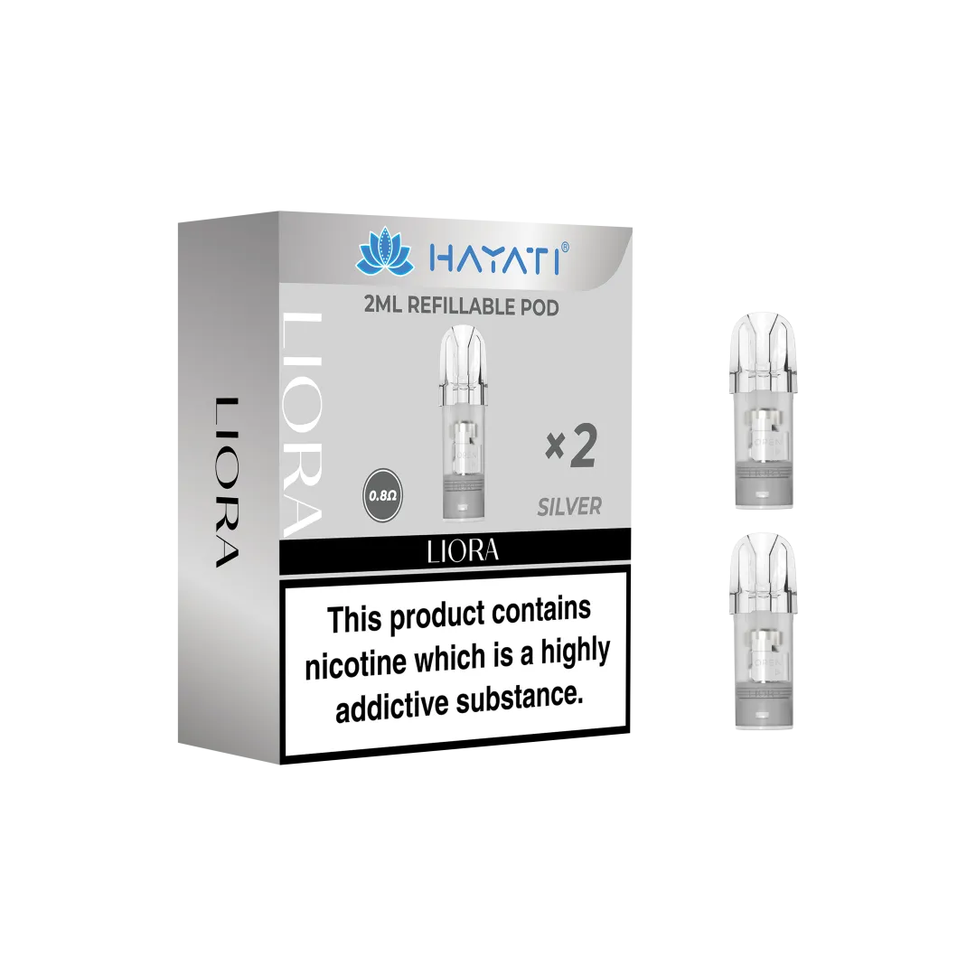 Buy Hayati Liora Refillable Empty Pods Silver