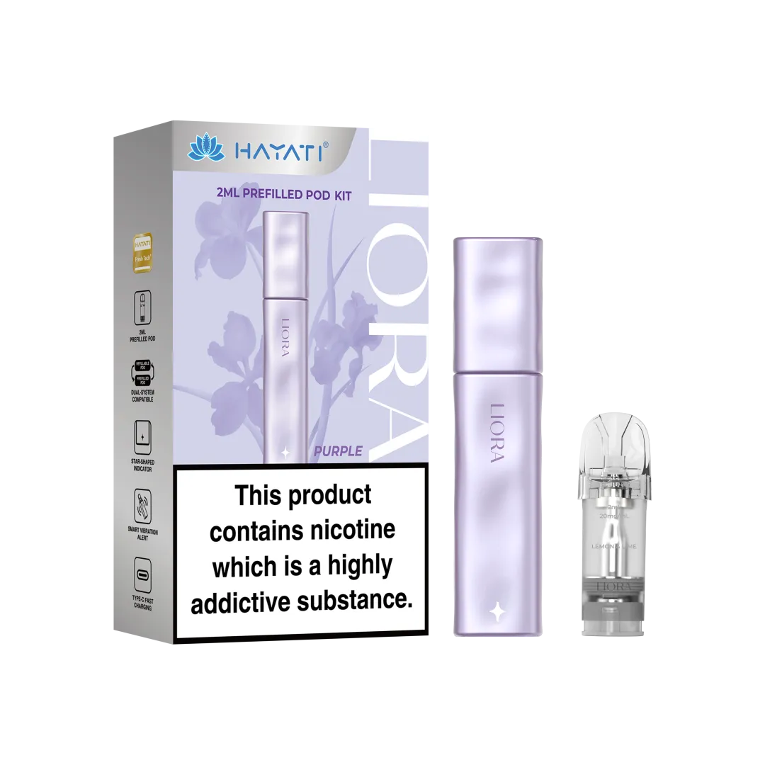 Buy Hayati Liora Pod Vape Kit Purple