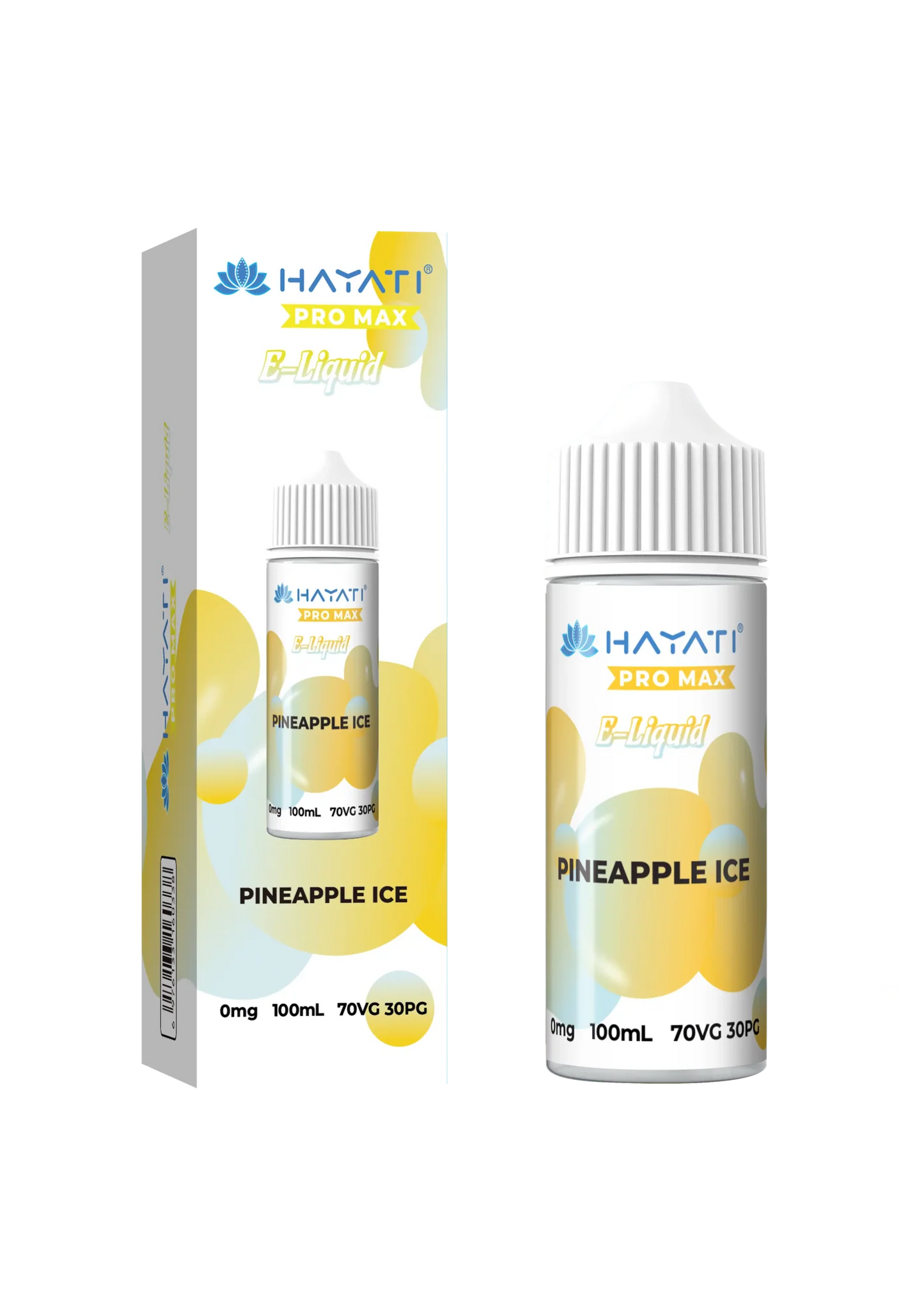 bulk wholesale Hayati Pro Max E - liquid 100ml Vape Juice - Pineapple Ice