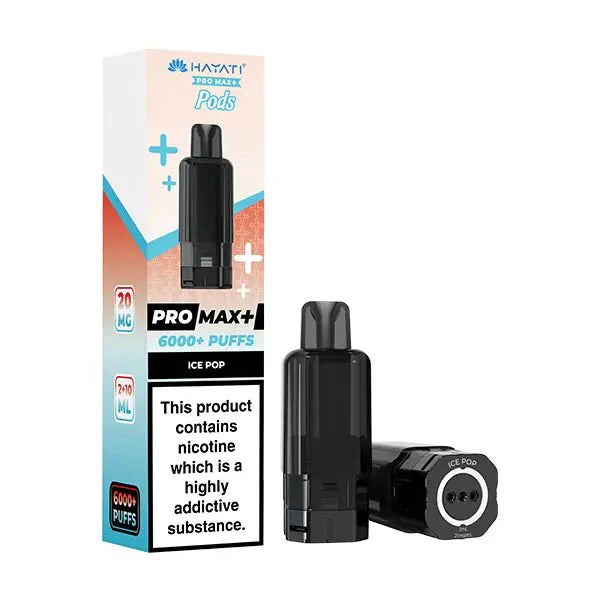 Buy Hayati Pro Max Plus 6000 Prefilled Pods Box of 5 Ice Pop 20mg
