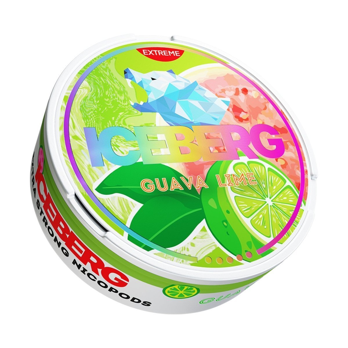 Buy Iceberg Snus 16gr 150mg Pouches Guava Lime