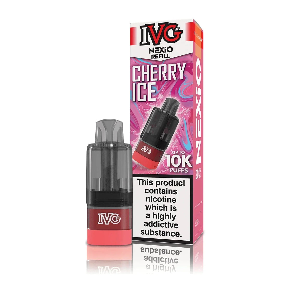 Buy IVG Nexio 10k Refill Pods Box of 5 Cherry Ice