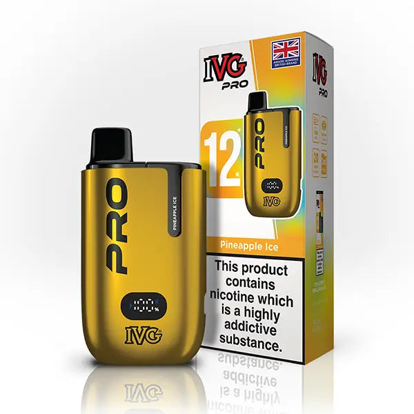 Buy IVG Pro 10K Prefilled Vape Pod Kit Box of 5 Pineapple Ice