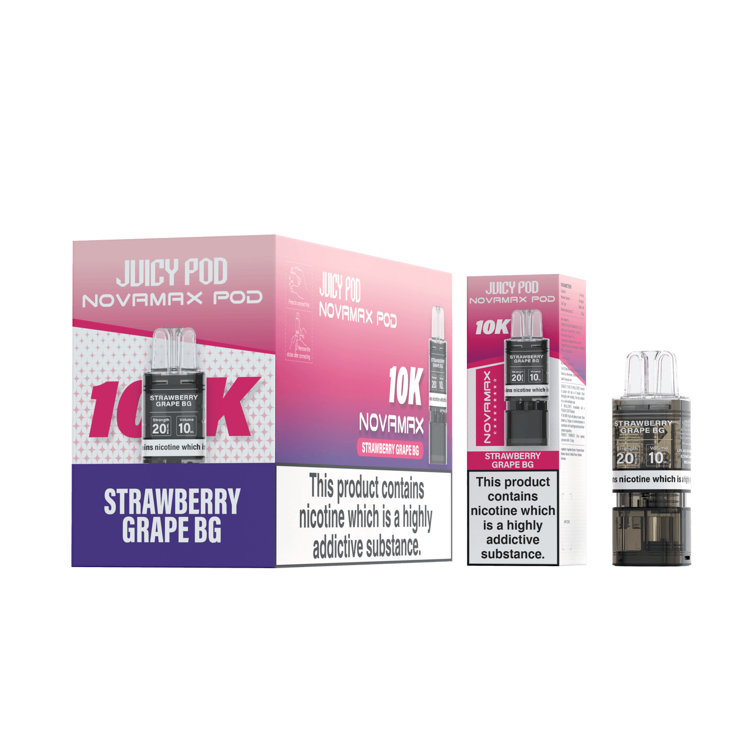 Juicy Pod Novamax 10k Replacement Pods - #Simbavapeswholesale#