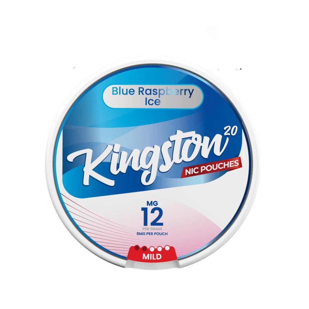 Buy Kingston Nicotine Pouches Pack of 10 Blue Raspberry Ice