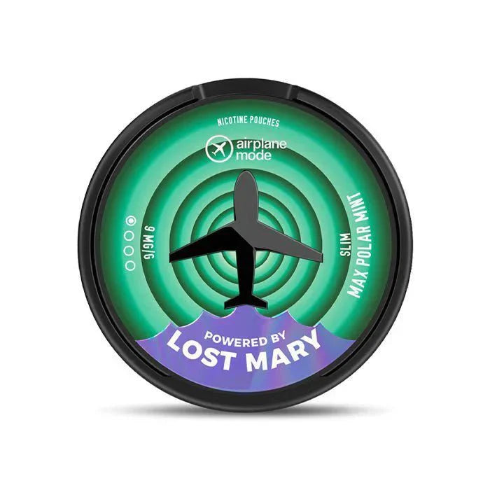 Buy Lost Mary Airplane Mode Nicotine Pouches Pack of 10 Max Polar Mint