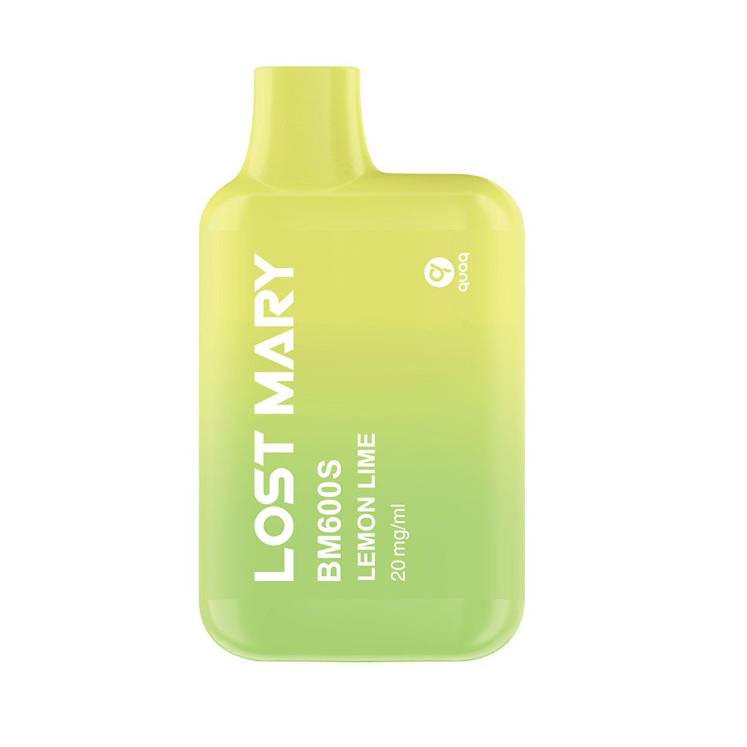 Buy Lost Mary BM600S Disposable Vape Puff Bar Box of 10 Lemon Lime