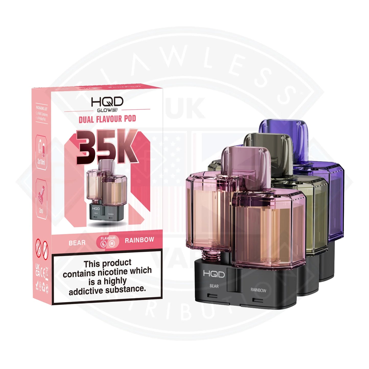 Buy HQD Glow Air 35K Refill Pods