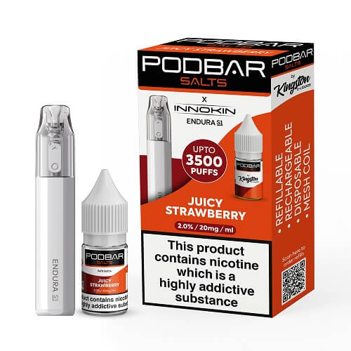 Podbar Salts + Innokin Endura S1 Pod Kit - Twin Pack - #Vapewholesalesupplier#