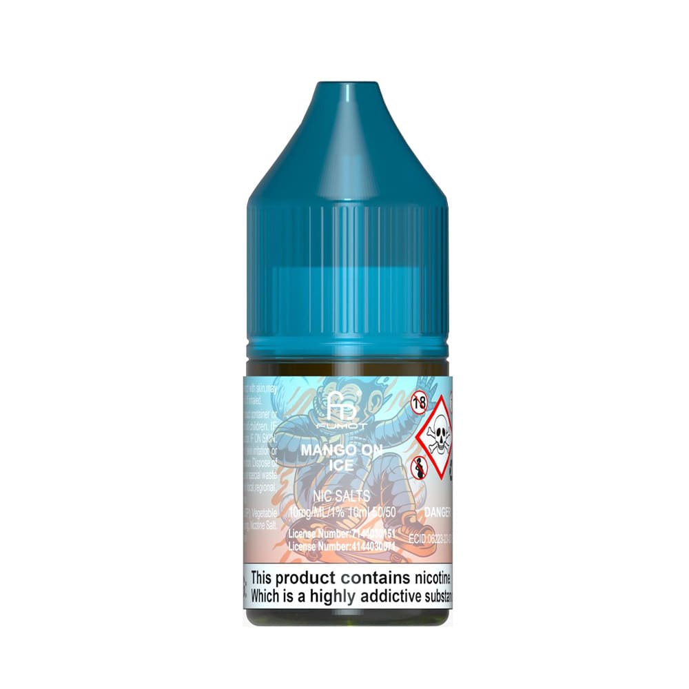 Buy R & M Nic Salts 10ml E-Liquid Box of 10 10mg Mango On Ice