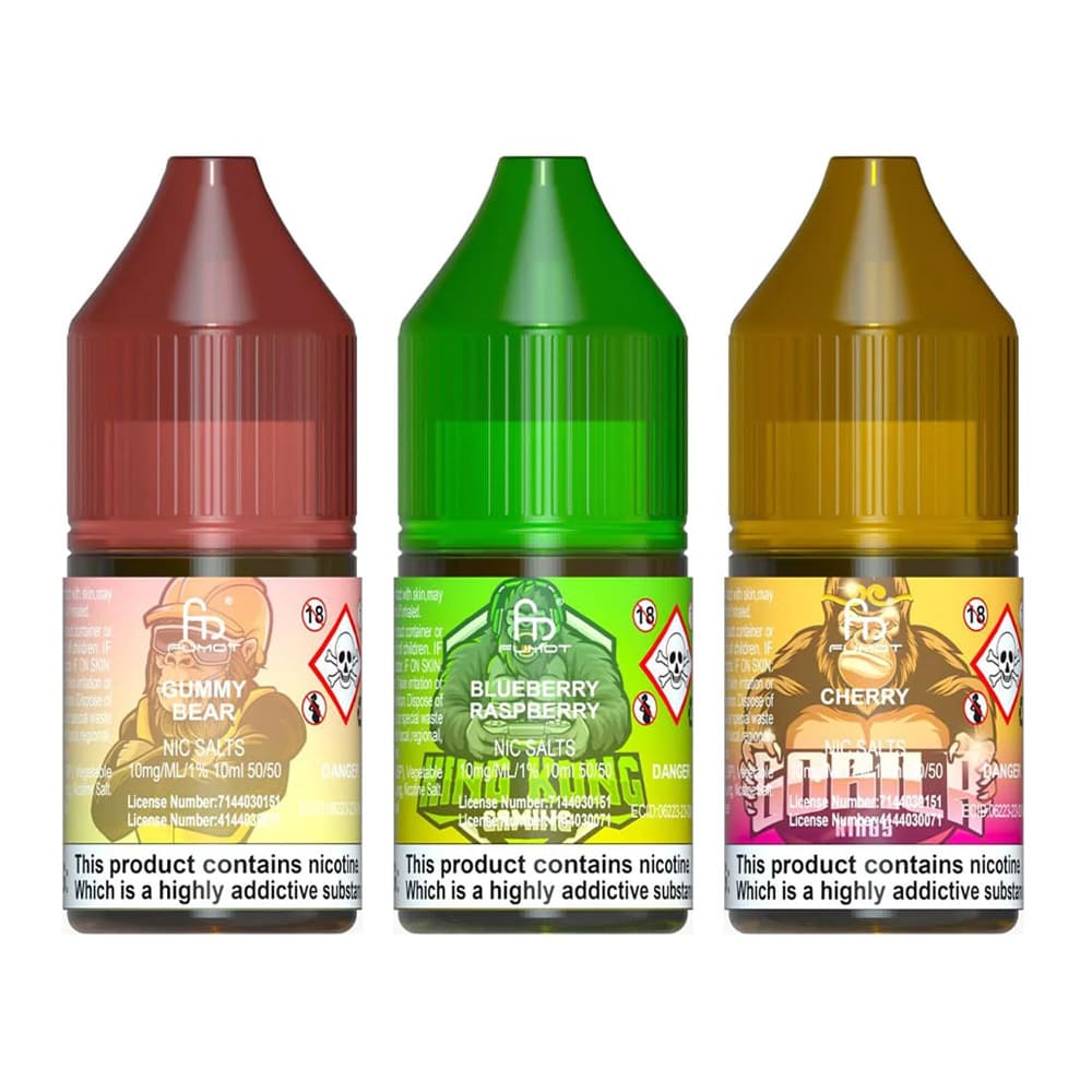 Buy R & M Nic Salts 10ml E-Liquid Box of 10