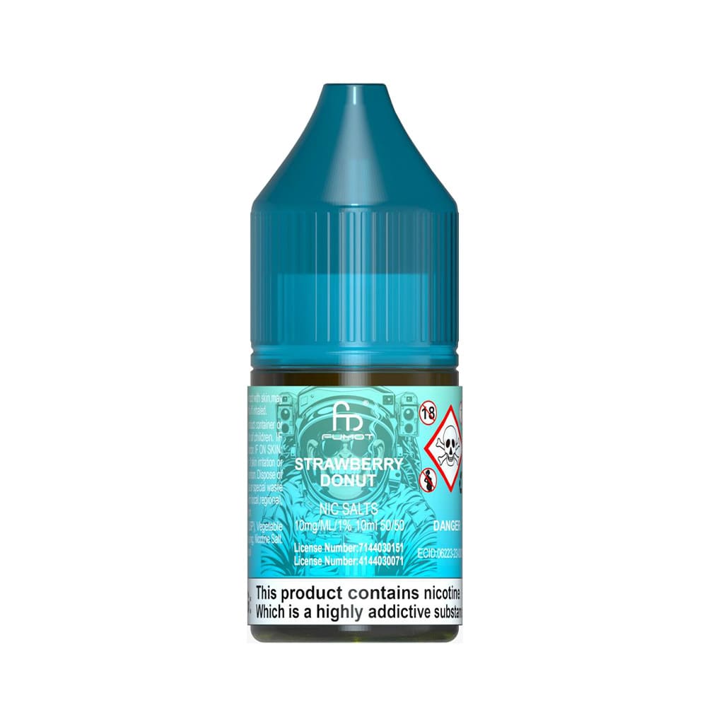 Buy R & M Nic Salts 10ml E-Liquid Box of 10 10mg Strawberry Donut