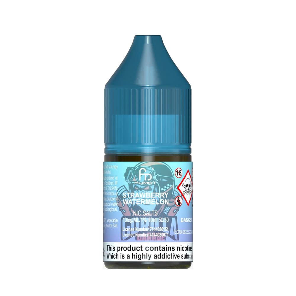 Buy R & M Nic Salts 10ml E-Liquid Box of 10 10mg Strawberry Watermelon Lemonade