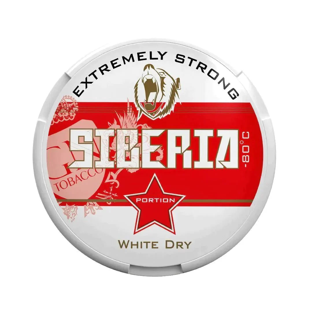 Buy Siberia Nicotine Pouches Snus White Dry