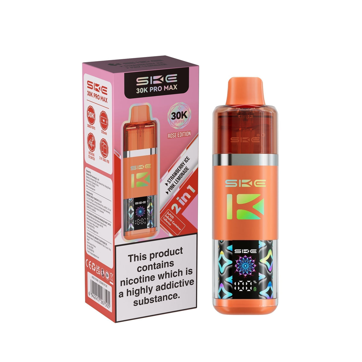 Buy SKE 30k Pro Max Vape Kit Box of 5 Rose Edition
