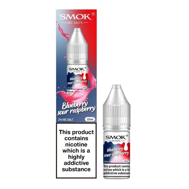 Buy Smok Nicotine Salts 10ml E-liquids Blueberry Sour Raspberry
