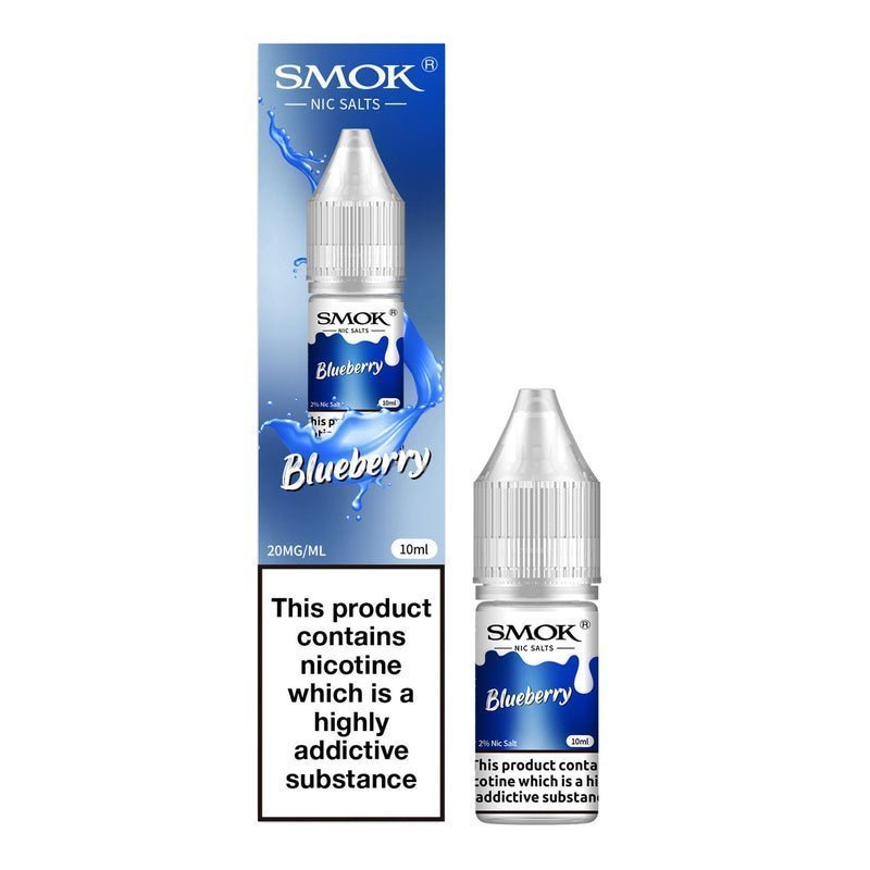 Buy Smok Nicotine Salts 10ml E-liquids Blueberry