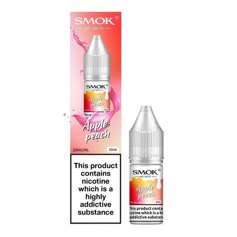 Buy Smok Nicotine Salts 10ml E-liquids Apple Peach