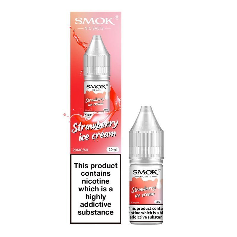 Buy Smok Nicotine Salts 10ml E-liquids Strawberry Ice Cream