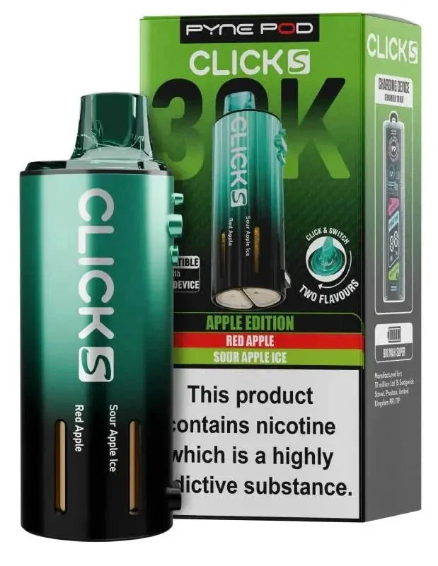 Pyne Pod Click S 30K Replacement Pods Pack of 5 - Pyne Pod Click S 30K Replacement Pods Pack of 5 - option1 - Direct Vape Wholesale