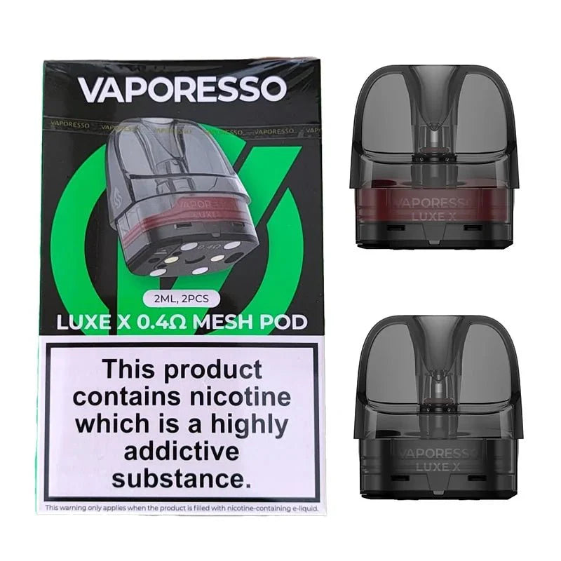 Buy Vaporesso Luxe X Pods - Pack of 2 0.4 ohm Mesh