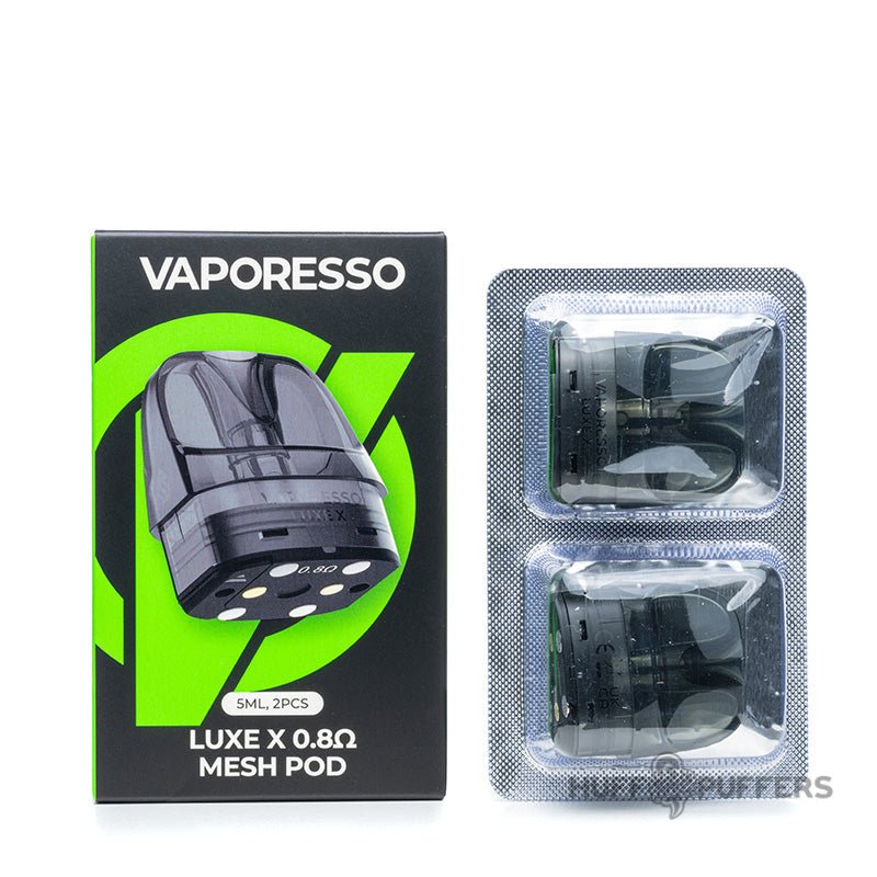 Buy Vaporesso Luxe X Pods - Pack of 2 0.8 ohm Mesh