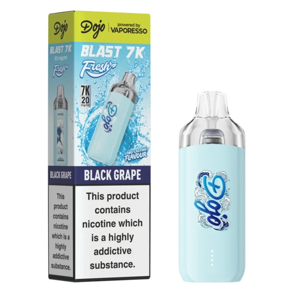 Buy Dojo Blast 7K Prefilled Pod Kit Box of 5 Black Grape