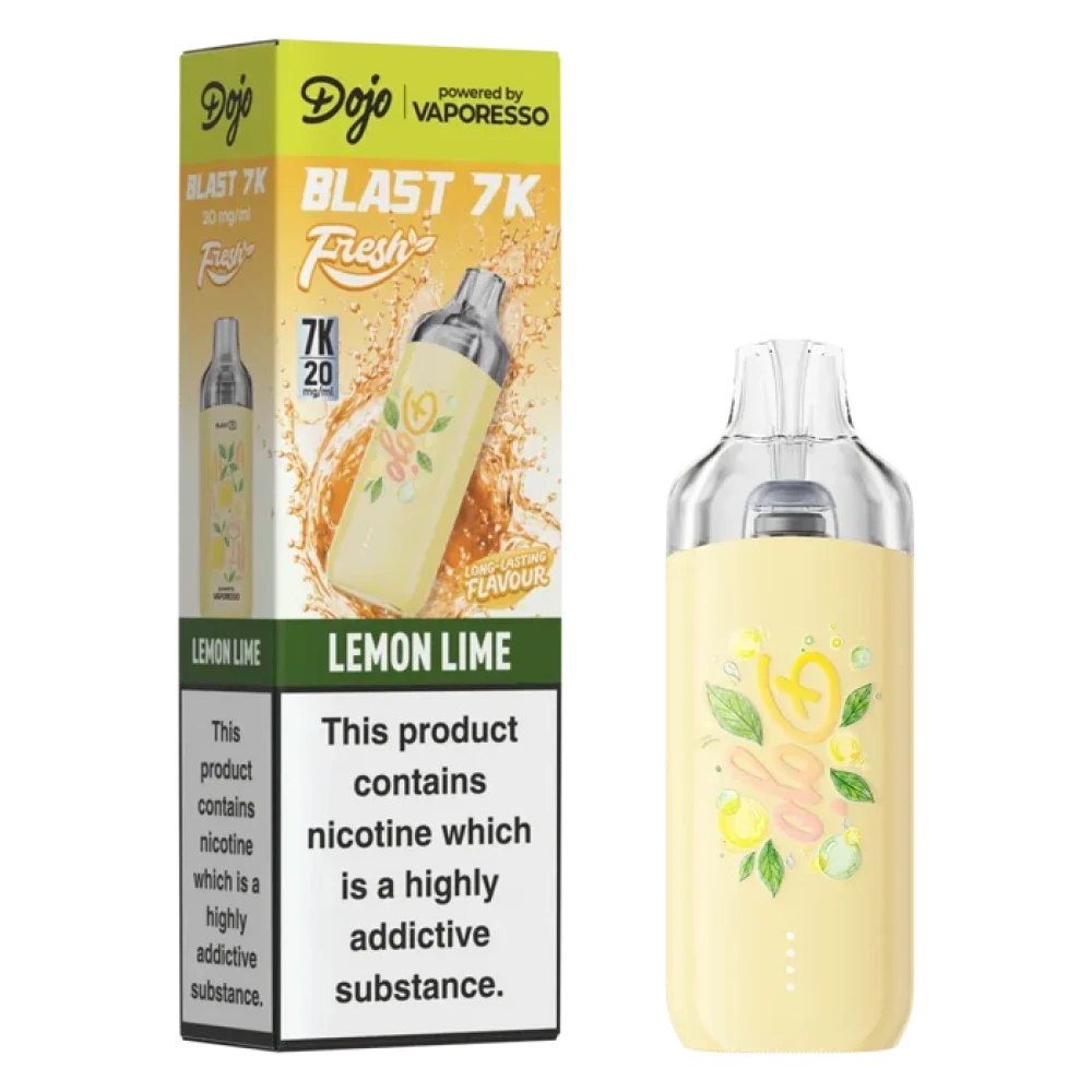 Buy Dojo Blast 7K Prefilled Pod Kit Box of 5 Lemon Lime