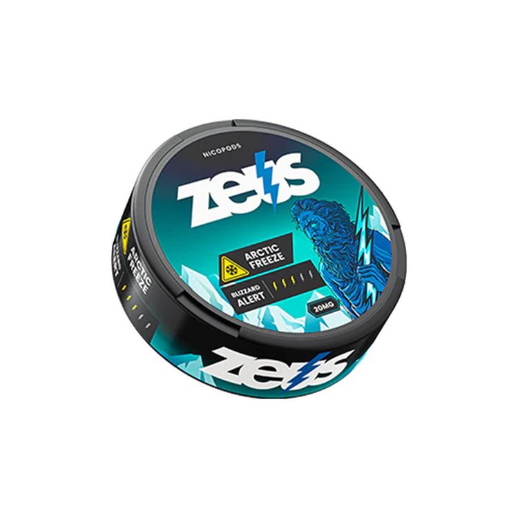 Buy Zeus Nicotine Pouches - Pack of 10 Arctic Freeze Blizzard Alert
