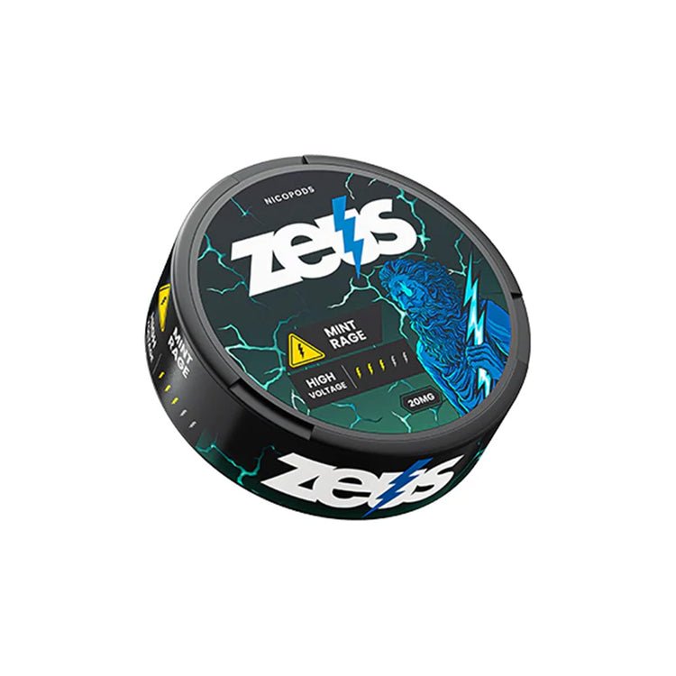 Buy Zeus Nicotine Pouches - Pack of 10 Mint Rage High Voltage