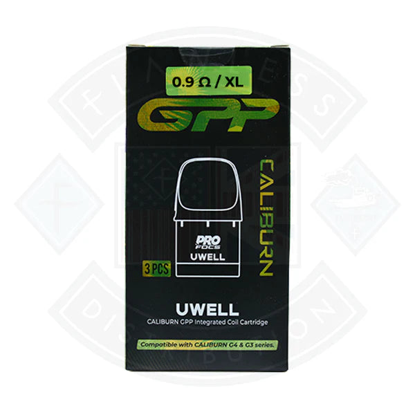 Buy Uwell CALIBURN GPP Integrated Coil Cartridge Pods Side Refill/ 3 Pack