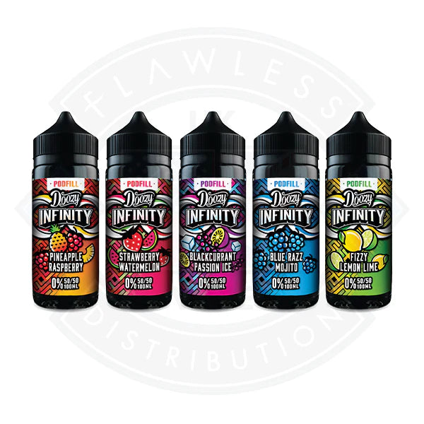 Buy Doozy Vape Infinity Pod Fill 50/50 0mg 100ml Shortfill
