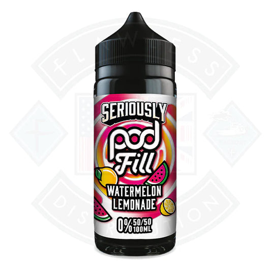 Buy Doozy Vape Seriously Pod Fill - Watermelon Lemonade 0mg 100ml Shortfill