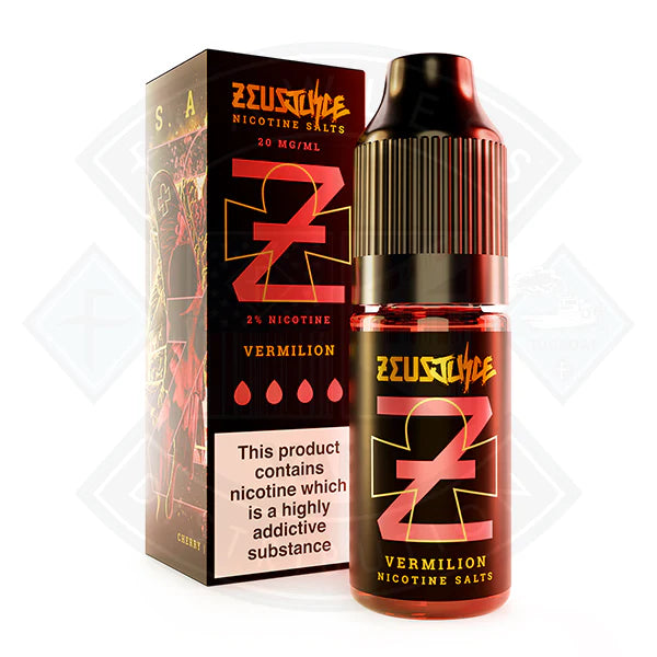 Buy Zeus Juice - Nic Salt Vermilion 10ml