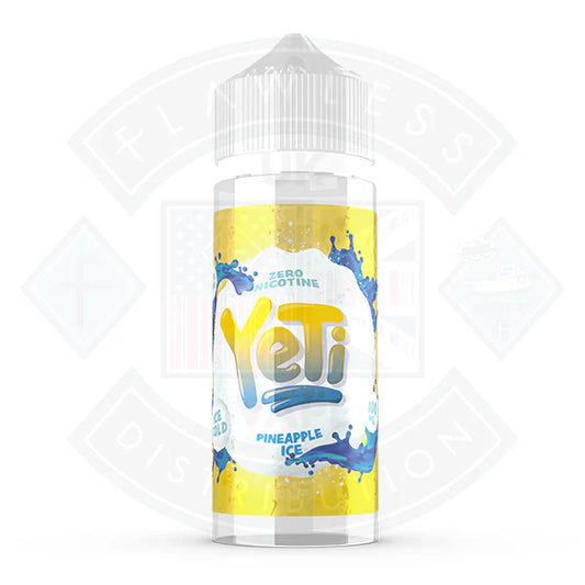 Buy Yeti Pineapple Ice 0mg 100ml Shortfill E-Liquid