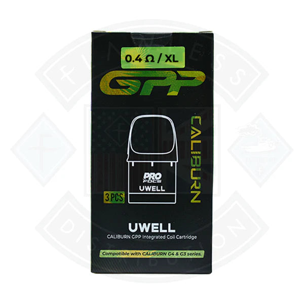 Buy Uwell CALIBURN GPP Integrated Coil Cartridge Pods Side Refill/ 3 Pack