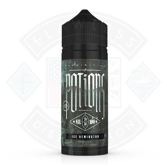 Buy Prohibition Potions - Ice Remington 0mg 100ml Shortfill