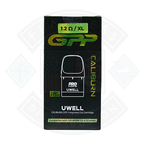 Buy Uwell CALIBURN GPP Integrated Coil Cartridge Pods Side Refill/ 3 Pack