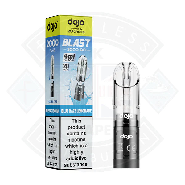 Buy FREE Dojo Blast 2000 GO Transparent Pod (20mg)
