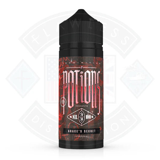 Buy Prohibition Potions - Grace's Secret 0mg 100ml Shortfill