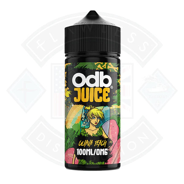 Buy ODB Juice - Guava Peach 0mg 100ml Shortfill
