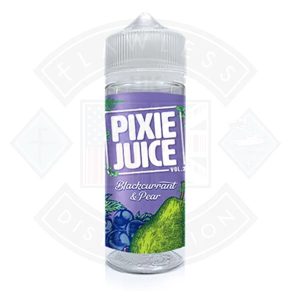 Buy Pixie Juice Vol 2 - Blackcurrant & Pear 0mg 100ml Shortfill