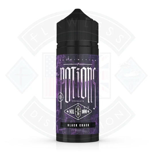 Buy Prohibition Potions - Black Crack 0mg 100ml Shortfill