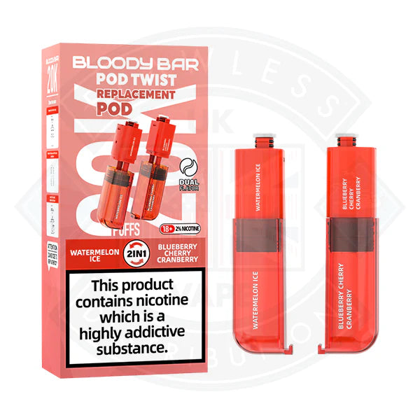 Buy Bloody Bar Pod Twist 20K Prefilled Pods + Refill Containers