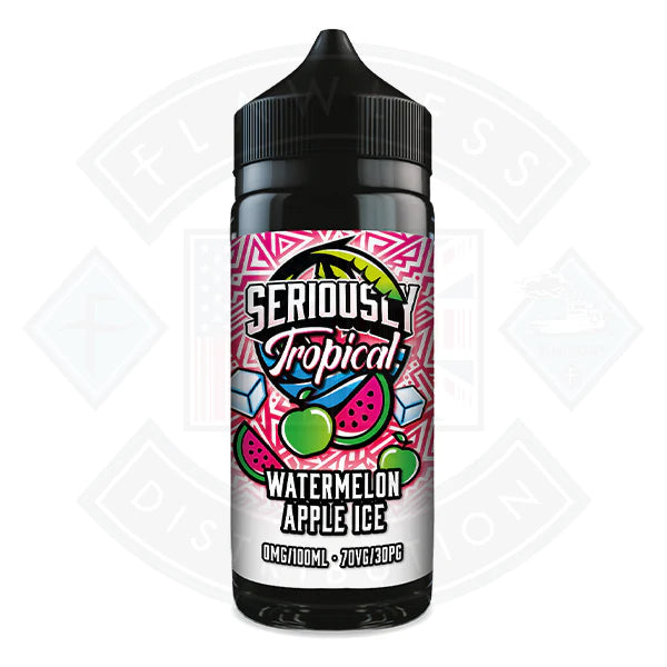 Buy Doozy Vape Seriously Tropical - Watermelon Apple Ice 0mg 100ml Shortfill