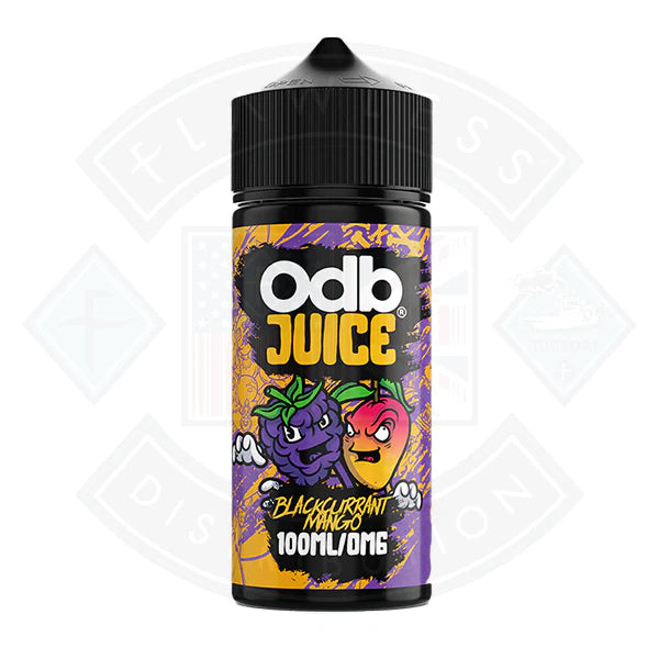 Buy ODB Juice - Blackcurrant Mango 0mg 100ml Shortfill