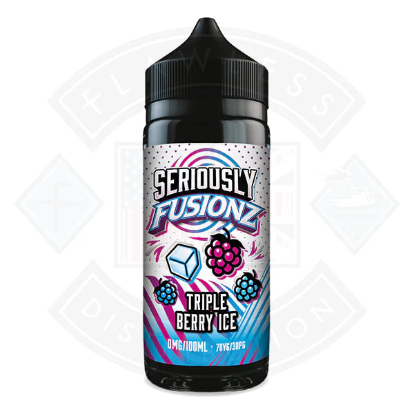 Buy Doozy Vape Seriously Fusionz Triple Berry Ice 0mg 100ml Shortfill