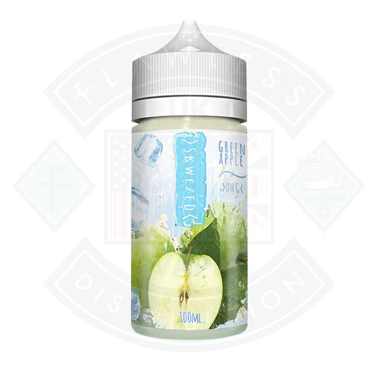 Buy Skwezed - Green Apple Ice 0mg 100ml Shortfill