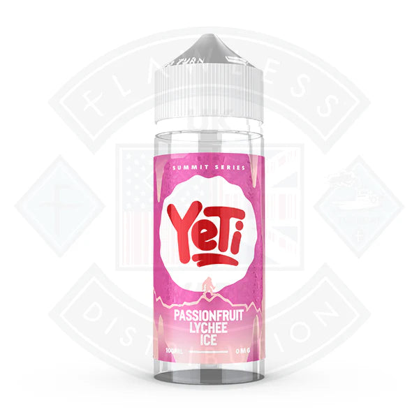Buy Yeti Summit Series - Passionfruit Lychee Ice 0mg 100ml Shortfill