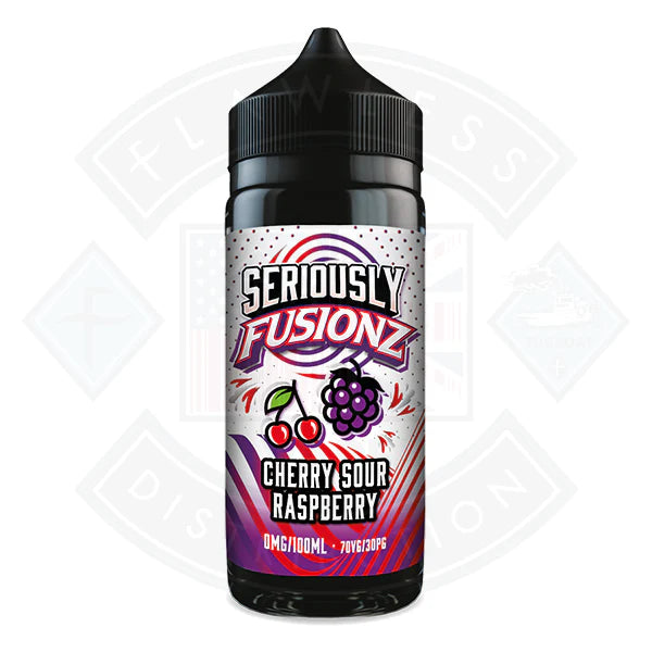 Buy Doozy Vape Seriously Fusionz Cherry Sour Raspberry 0mg 100ml Shortfill